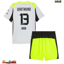 Camisa de Futebol Borussia Dortmund Pascal Gross #13 Equipamento Secundário Infantil 2025-26 Manga Curta (+ Calças curtas)